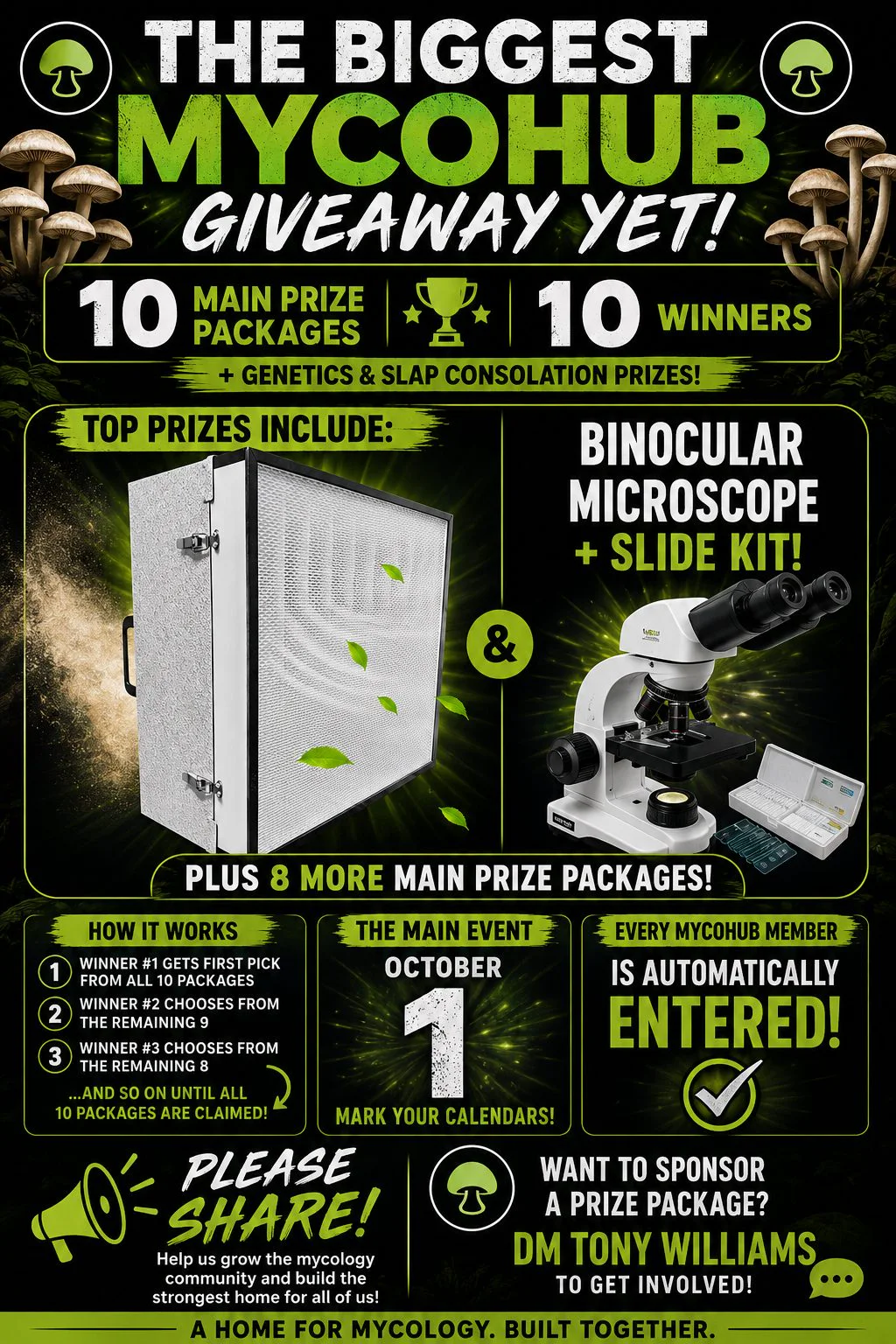 The Biggest MycoHub Giveaway Yet!